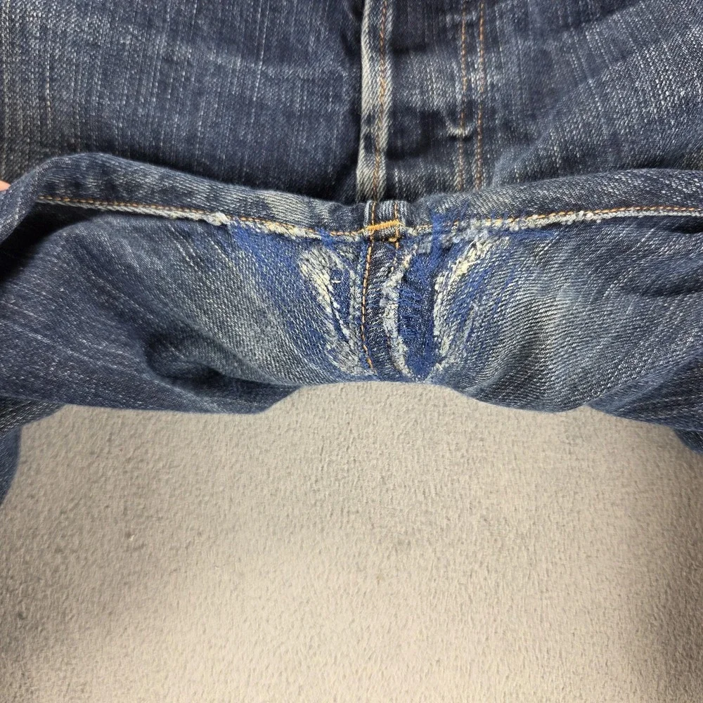 Vintage Levis Engineered Jeans Mens Blue Buckle Back 33x30 Whiskers